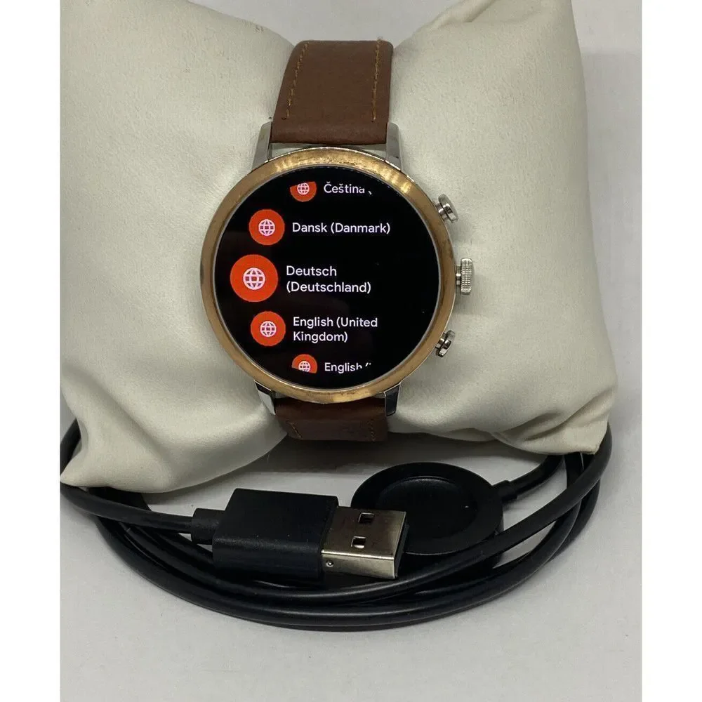 Fossil Gen 4 Authentic Digital Dial Smart Watch Custom Band FTW6016 DC87